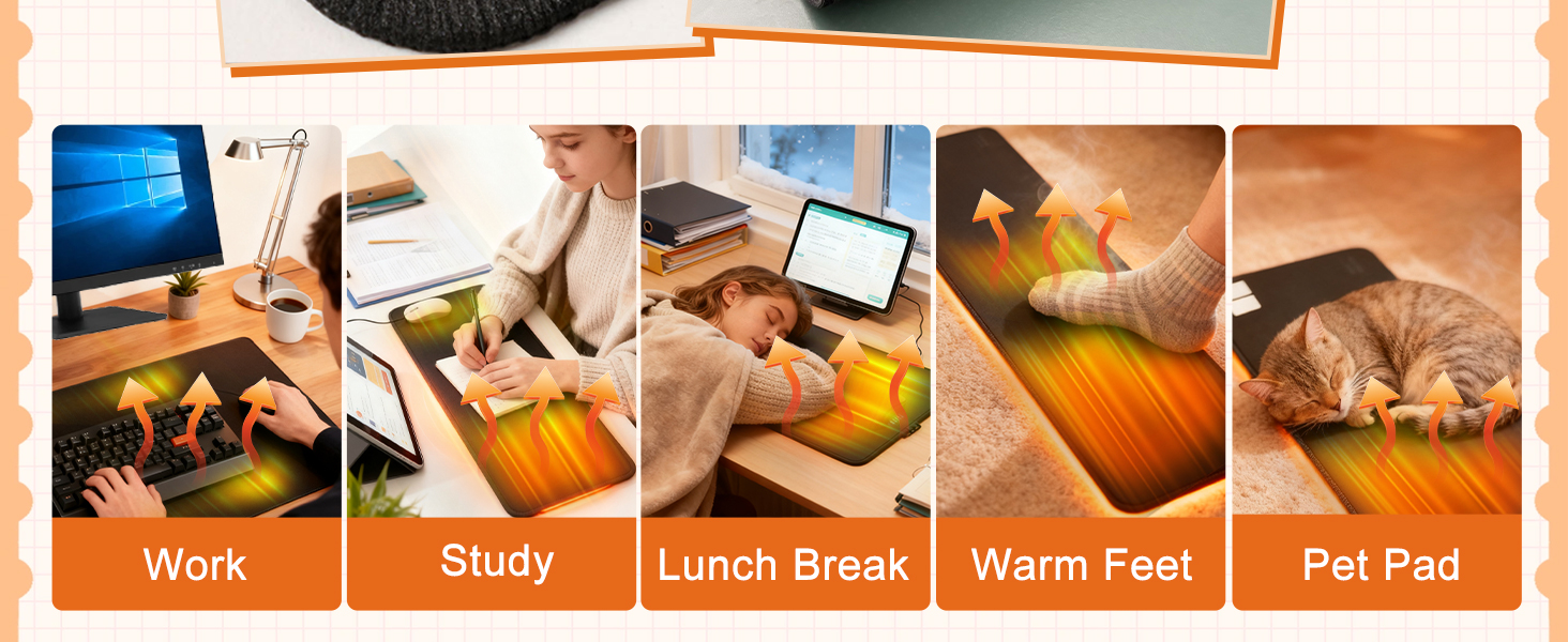 Heated Desk Pad