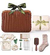 14-Piece Cozy Vintage Gift Basket for Women - Elegant Reusable Basket with Long-Lasting Comfort E...