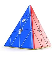 GAN Pyraminx 36 Magnets, Speed Magnetic Pyramid Puzzle Stickerless Triangle Cube (Standard)