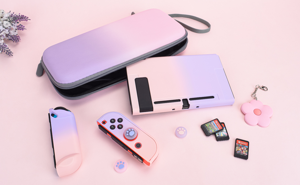Pink purple switch case