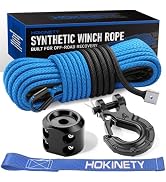 HOKINETY Synthetic Winch Rope Kit - 1/4