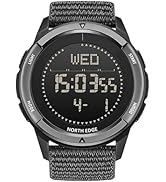 NORTH EDGE Military-Watch for Men - Tactical Survival Watch, Men's Women's Digital Wrist Watches ...