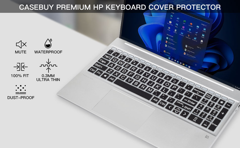 hp pavilion 15.6 keyboard cover