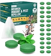 Natural Peppermint Oil Moth Balls for Rodents Deterrent? Balls - 28 Pack?, Family & Pet-Safe, Lon...