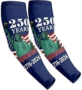 Aegend USA 250th America Flag Arm Sleeves, Cooling Sun Protection Tattoo Cover Sleeve for Men/Women