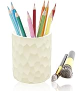 LASOCUHOO Silicone Pencil and Pen Holder, Makeup Brush Holder, Simple and Stylish Desk Organizer ...