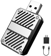 Tsnam Wireless CarPlay & Android Auto Adapter, USB Dongle for Car, Converts Wired to Wireless, Pl...