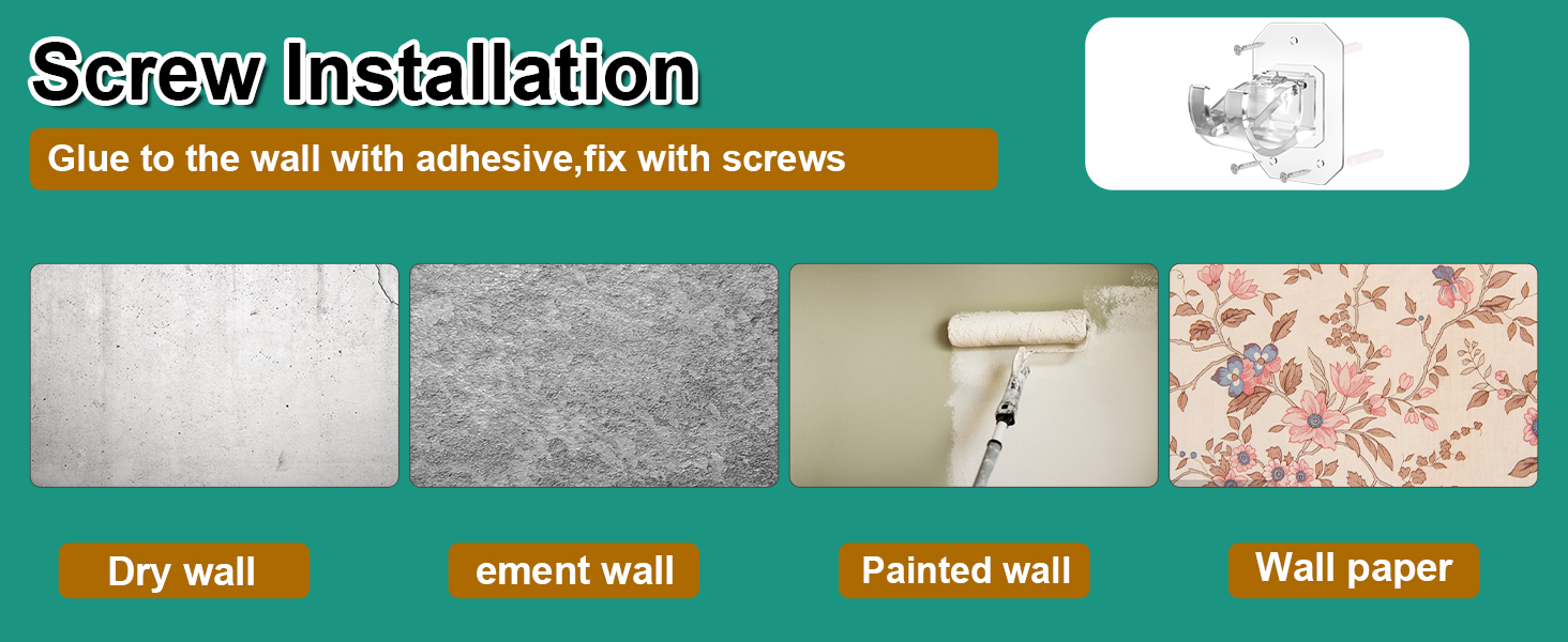 curtain rod bracket no drilling