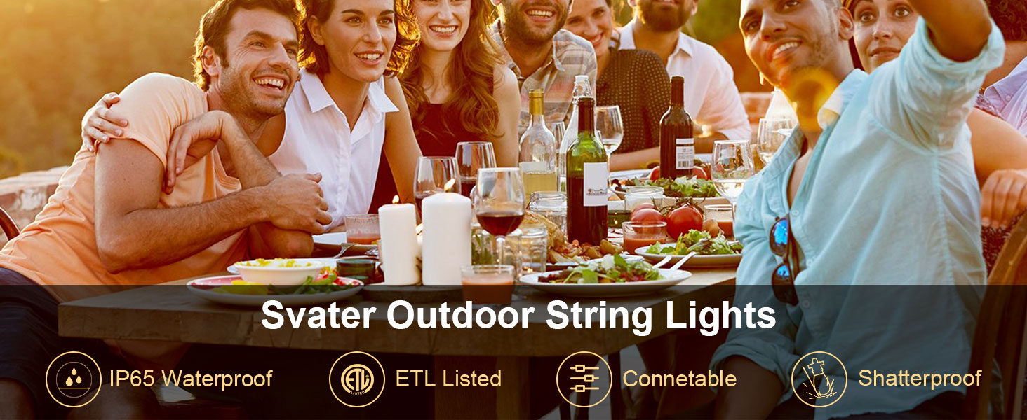 patio string lights