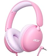 Acer Kids Headphones with Cord for School Travel,74/85dB Volume Limit Headphones for Kids Toddler...