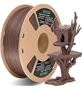 OVV3D Wood PLA Filament 1.75mm, Black Walnut Wood 3D Printer Filament, Add More Than 30% Real Woo...