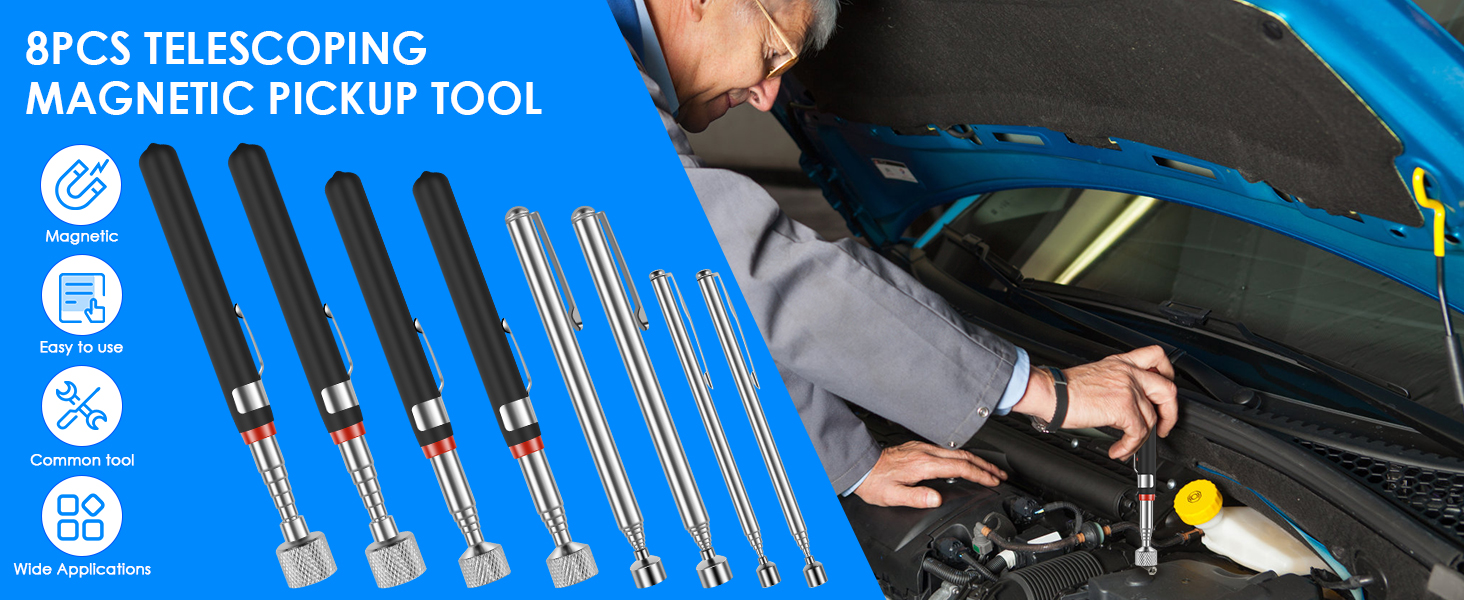 Telescoping Magnetic Pickup Tool