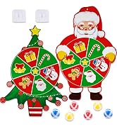 Christmas Santa Claus Dart Board Sticky Balls Toys Santa Claus with Sticky Balls Dart Board Chris...