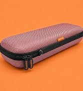 Rose Gold Hard Shell EVA Stethoscope Case for Littmann, Medical Accessories | Large Portable Zipp...