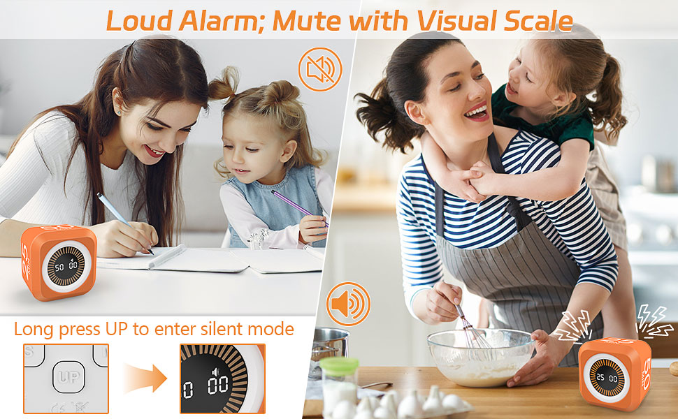 loud alarm and mute