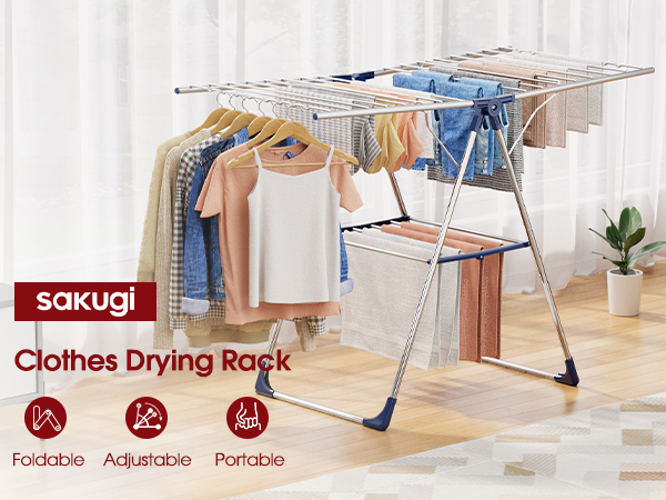 clothes drying rack