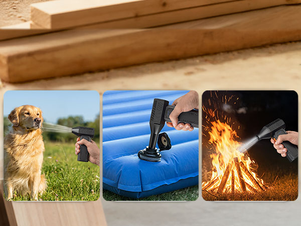 Electric Air Duster for Dog Fire Inflatables