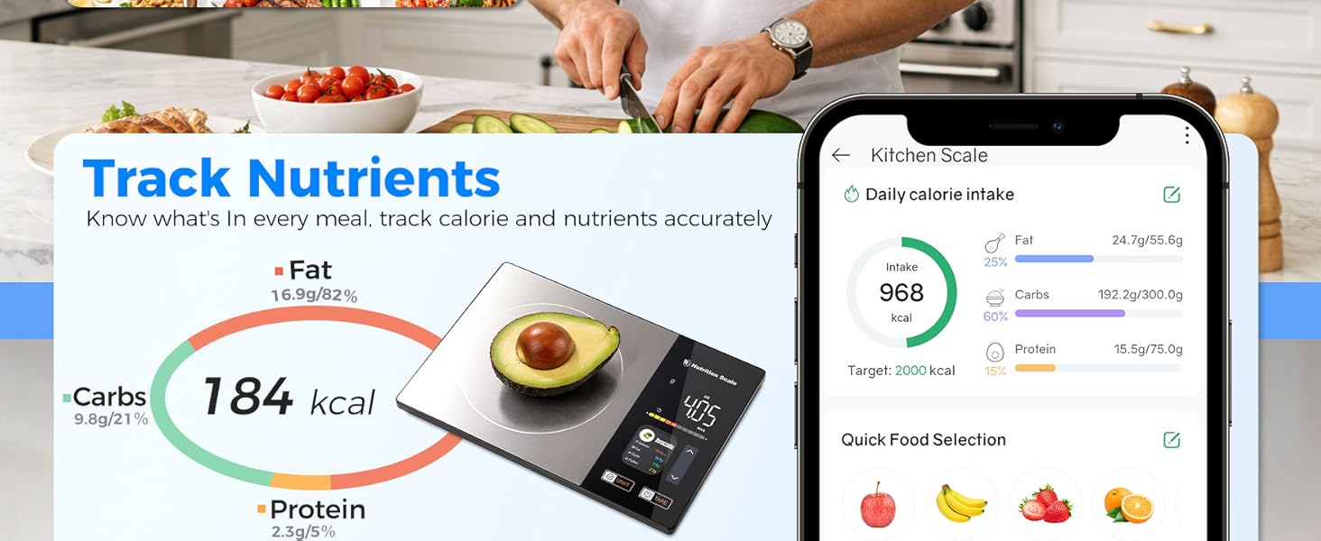 BakFee Nutrition Scale