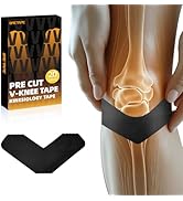 Kinesiology Tape – Waterproof and Hypoallergenic Athletic Tape for Muscle Support, Knee, Shoulder...