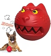 bobosogo Dog Toys for Aggressive Chewers, Squeaky Dog Chew Toys for Large Breed, Tough Indestruct...