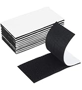 Gluest Hook and Loop Tape 10pack 2in x 4in, Heavy Duty Mounting Tape, Black, Modern Style, Paper ...