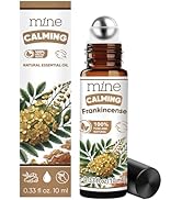 Mine Frankincense Essential Oil Roll On, Frankincense Oil, Calming Essential Oil Rollerball for Skin