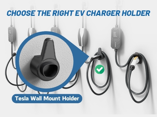 tesla charger holder