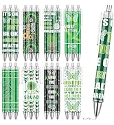 Wxiben Mental Health Awareness Pens Gifts 24 Pcs Green Ribbon Ballpoint Pens Set Motivational Ret...