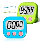 ZILLEEN Classroom Timer for Kids Teachers 2 Pack Digital Timers