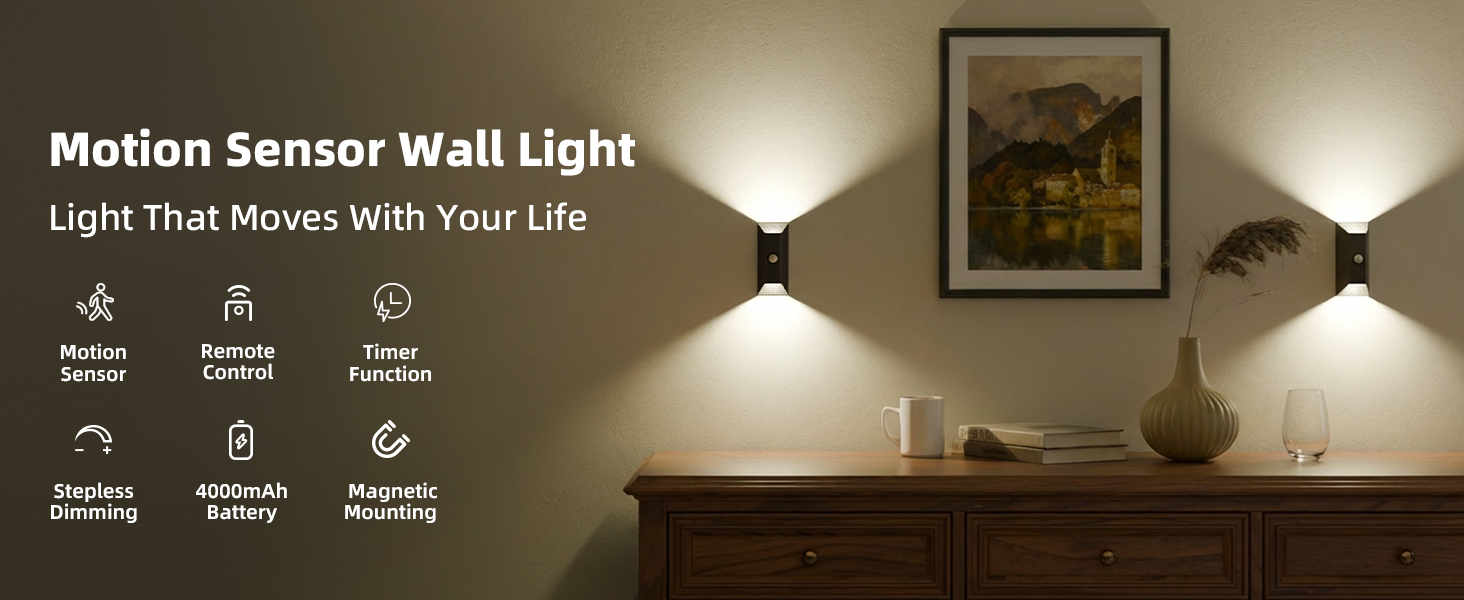 motion sensor wall light