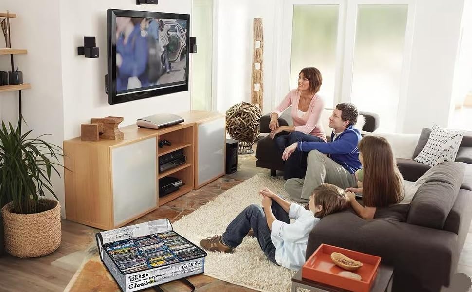 Blu-Ray and DVD organizer storage boxes