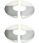Tsnamay Wall Split Flange, Stainless Steel Round Escutcheon Plate for 2"/51mm Diameter Pipe, Pack...