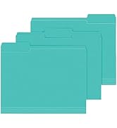 File Folder, PANDRI 120 Pack File Folder, 1/3 Cut Tab, Letter Size, Filing Folder for Office Scho...