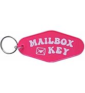 Jgrprlq Mailbox Key Keychain Black Mail Key Ring Motel Key Chain