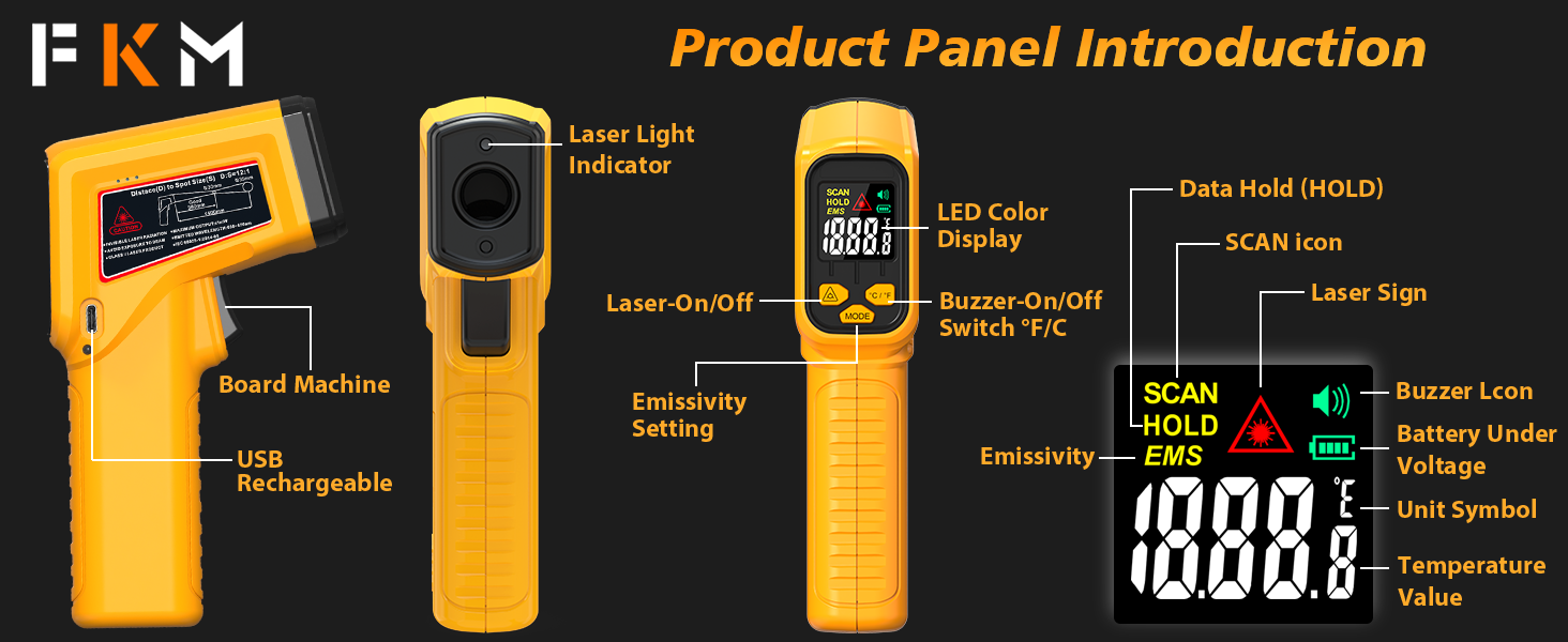 infrared thermometer gun