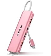 FORIDA USB C Hub Multiport Adapter for MacBook, Type-C Extender with 100W Powered Port, 3 USB 3.2...