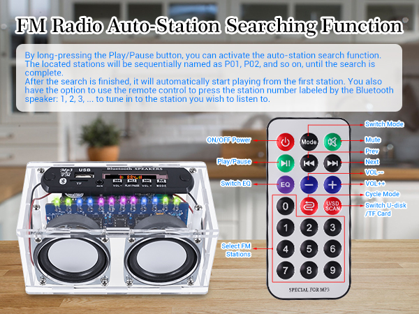 FM Radio Auto-Station Searching Function