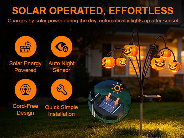 solar pumpkins