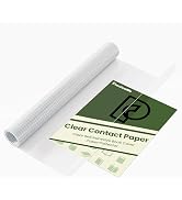 practicalWs Clear Contact Paper Peel and Stick - Protector for Book Cover, Crafts, Documents, Wal...