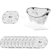 10 PC Foldable Camping Bowls Lightweight Reusable for Hiking Travel Picnic | Food-grade PP materi...