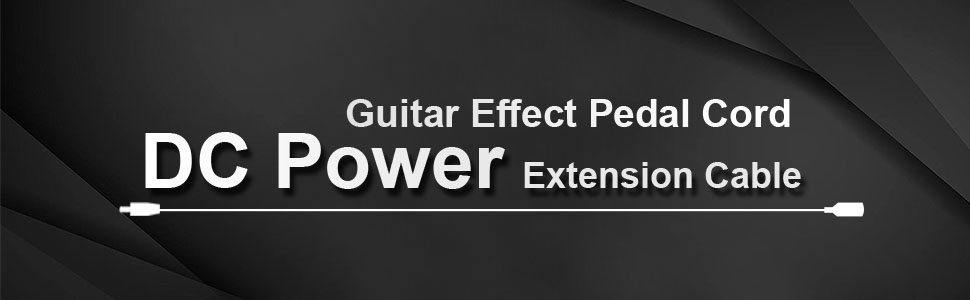 Mr.Power Guitar Effect Pedal Cord DC Power Extension Cable 5.5 x 2.1mm