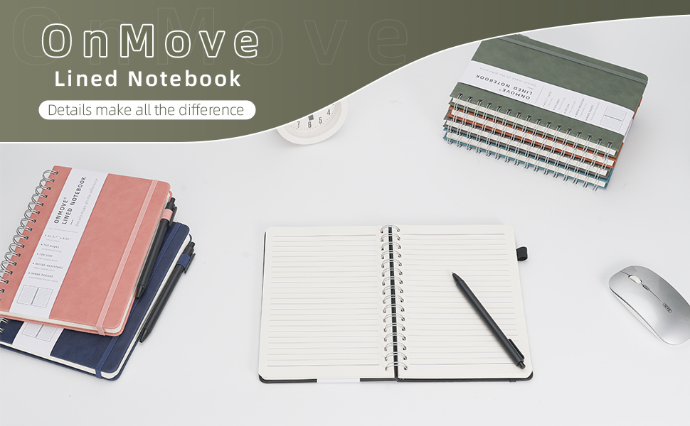 OnMove spiral notebook