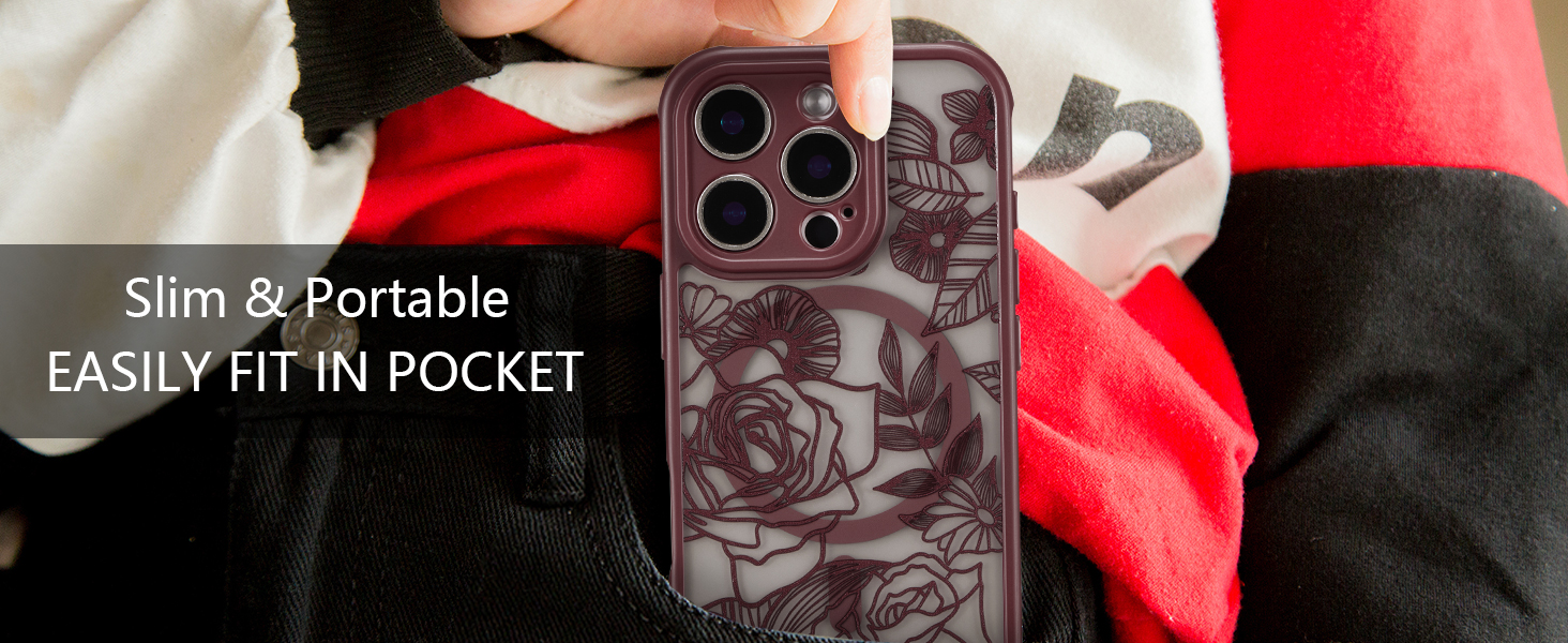 for iPhone 16 pro Case flower cute