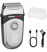 HIENA PRO Professional Beard Trimmer for Men, Reciprocating Electric foil Shaver & Bald Head Prec...