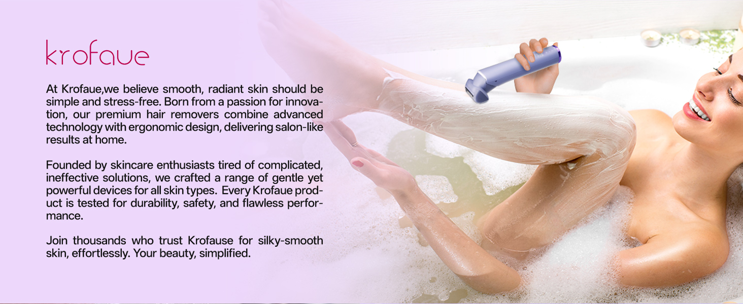 Waterproof Womens Electric Shaver for Legs