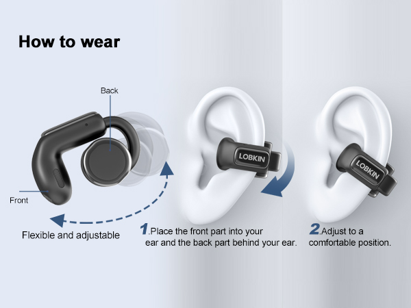 Wireless earbuds usage instructions.