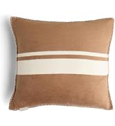 Preston Lane Highrise Throw Pillow – 21" x 21", Premium Cotton Blend, Decorative Accent Pillow fo...