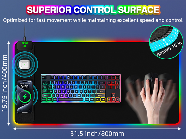 large mouse pad
