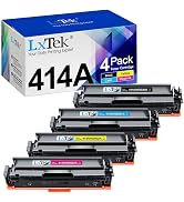 414A Toner cartridges 4 Pack (with Chip) Replacement for HP 414A HP 414X to Compatible with HP Co...