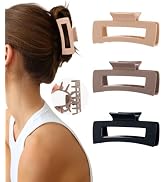 3 Pcs Silicone Hair Clips Flexible Claw Clips for Women Cloud Clip Soft Bendable Hair Claw Clip